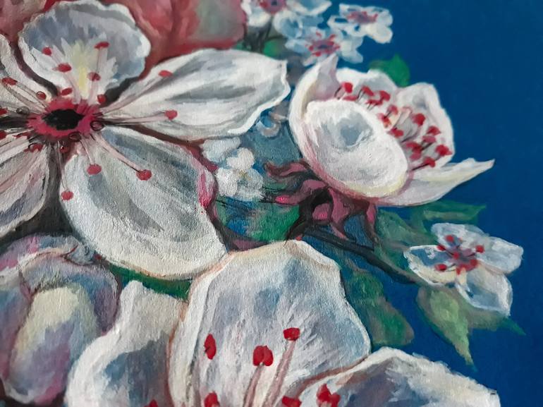 Original Realism Floral Painting by Diana Editoiu