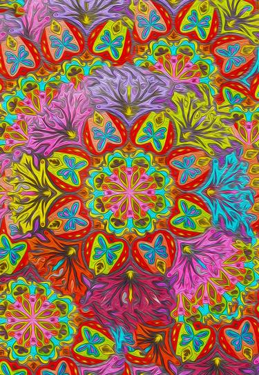 Butterfly mandala explosion - Limited Edition of 10 thumb
