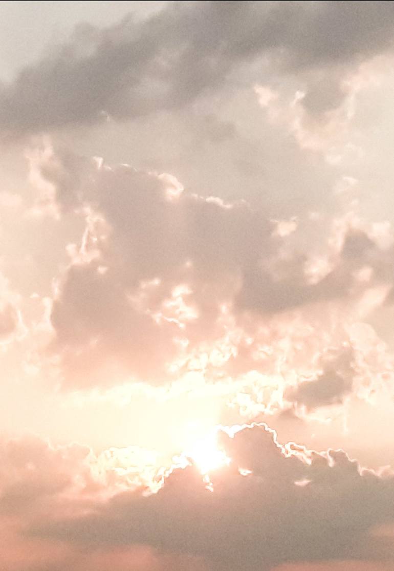 pink sunset clouds