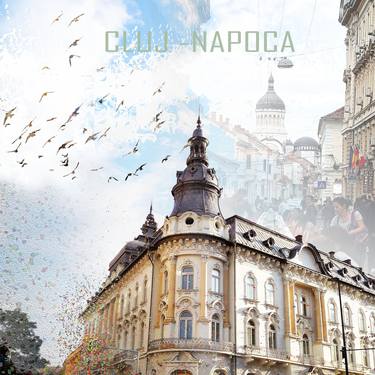 Eclectic romanian architecture in Cluj-Napoca the heart of Transylvania - Limited Edition of 30 thumb