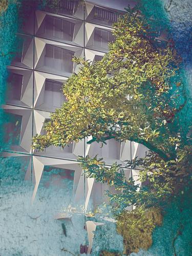 Print of Conceptual Architecture Mixed Media by Diana Editoiu