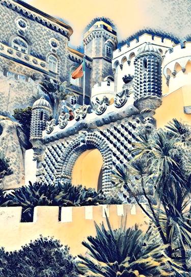 Palace of Pena Sintra in japanese style - Limited Edition of 10 thumb
