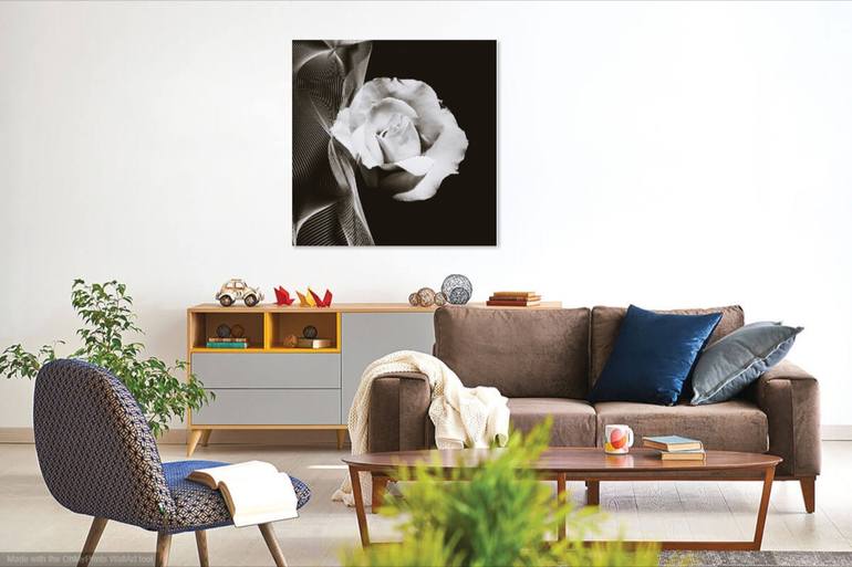 Original Photorealism Floral Mixed Media by Diana Editoiu