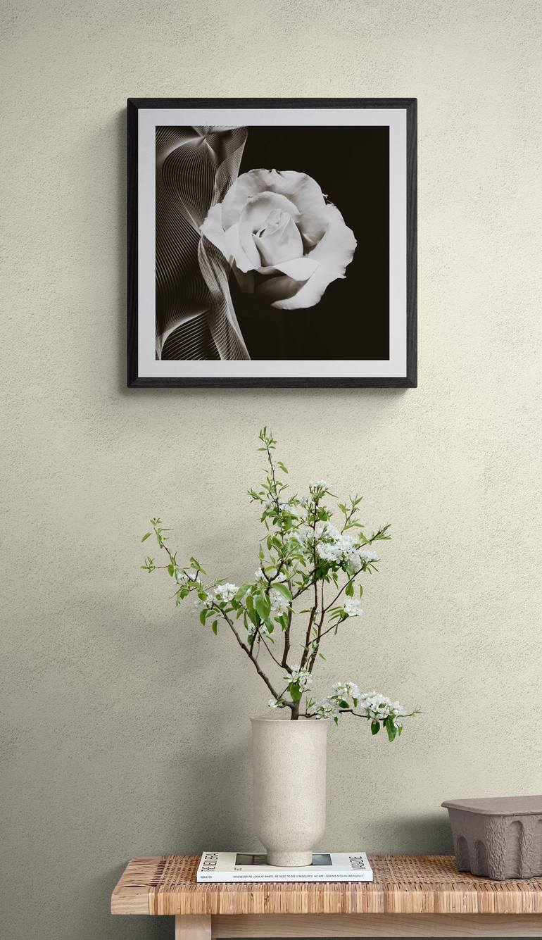 Original Photorealism Floral Mixed Media by Diana Editoiu