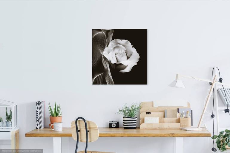 Original Photorealism Floral Mixed Media by Diana Editoiu