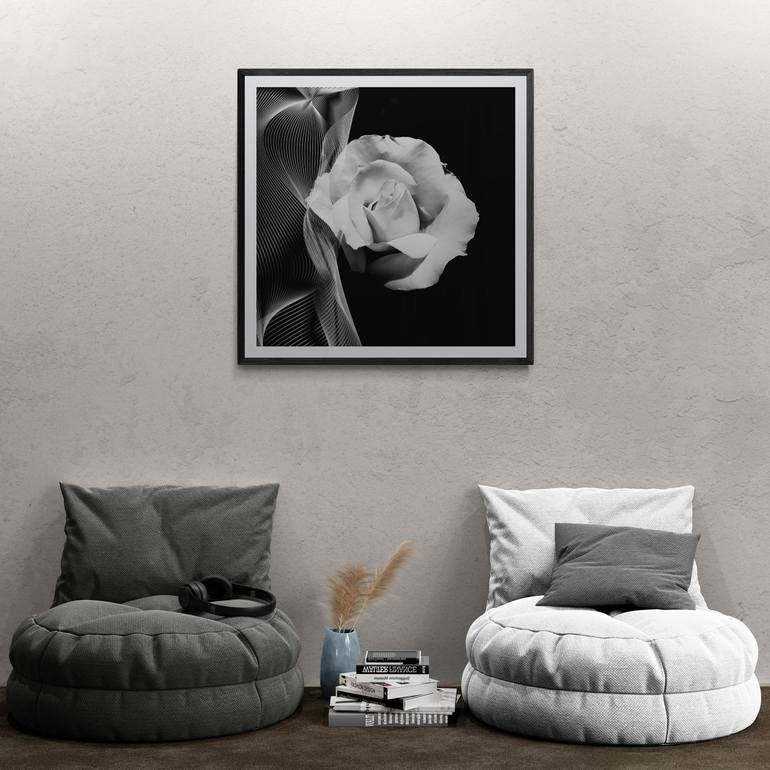 Original Photorealism Floral Mixed Media by Diana Editoiu