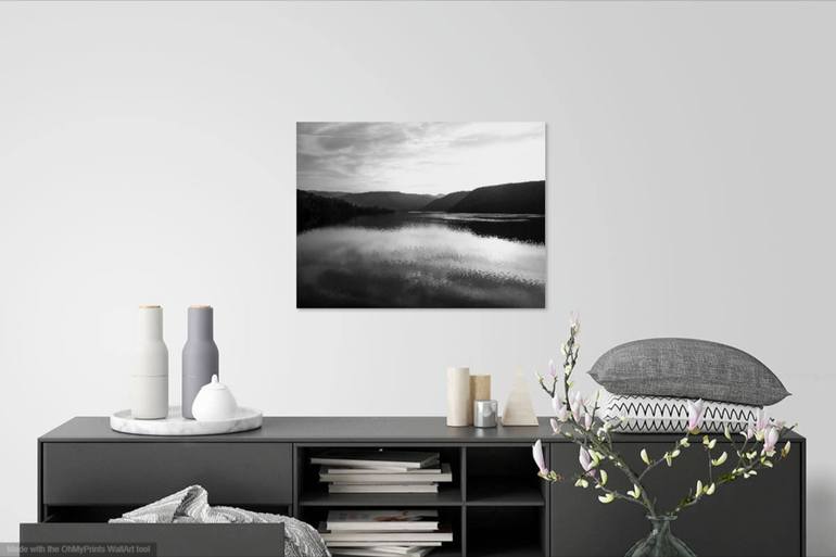 Monochromatic lake Photography by Diana Editoiu | Saatchi Art