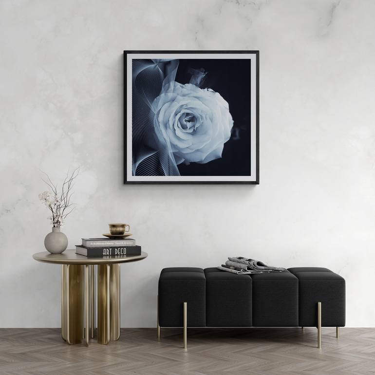 Original Photorealism Floral Mixed Media by Diana Editoiu