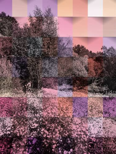 Pastel checkered blooming riverside landscape thumb