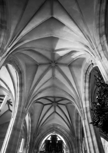 Monochromatic Saint MIchael cathedral vaults thumb