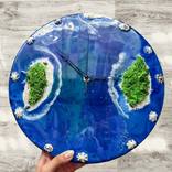 Resin Sea Ocean Waves Wall Clock, Beach Art Wall Clock, Seascape, Wall decoration, Birthday, House warming, good Christmas present, Modern Art 3D