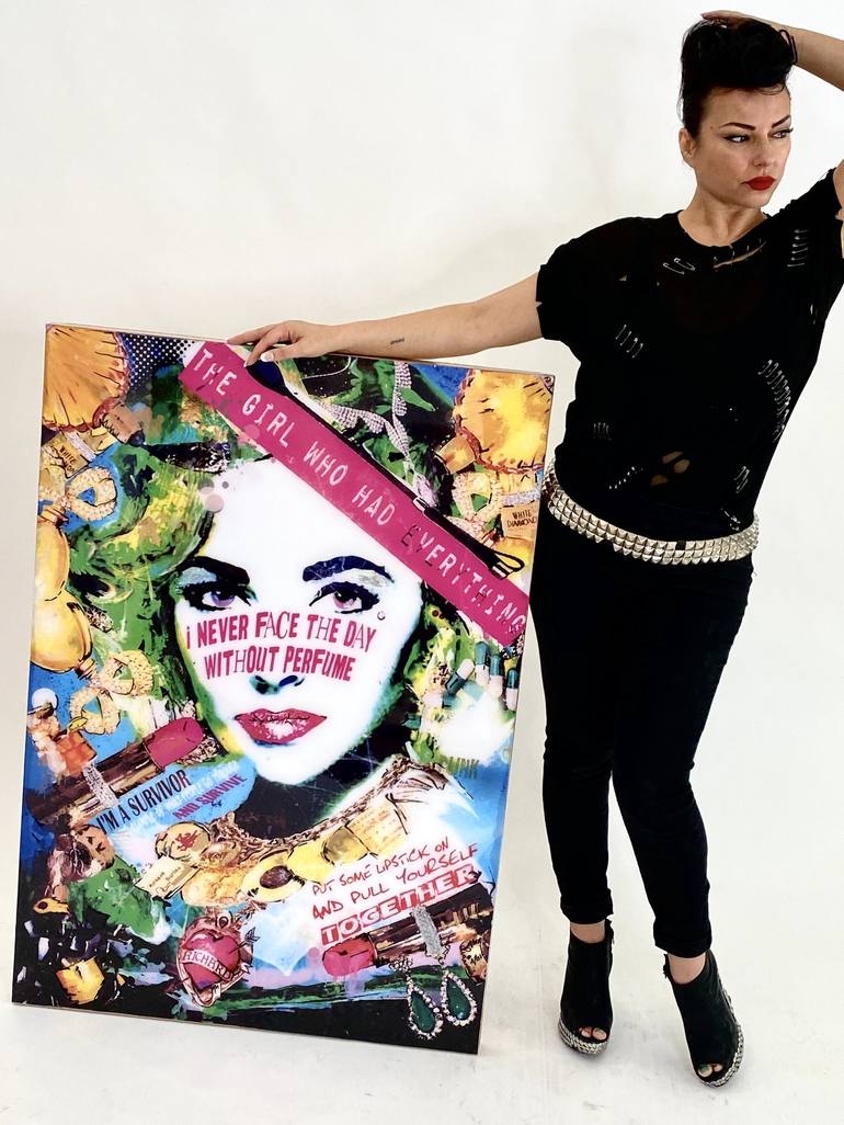 Original Pop Art Celebrity Painting by luciana caporaso