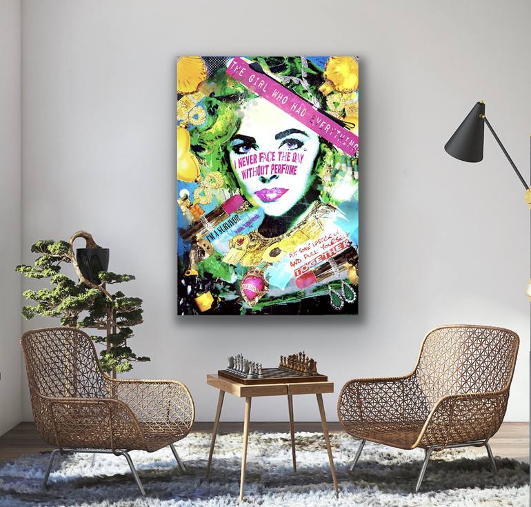 Original Pop Art Celebrity Painting by luciana caporaso