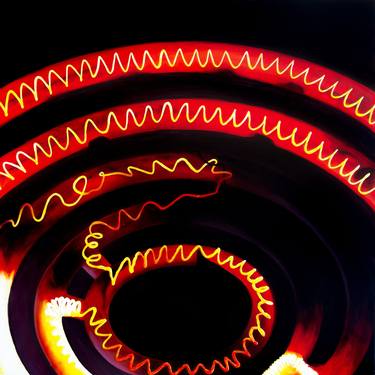 Print of Abstract Light Paintings by Cristian Branzescu