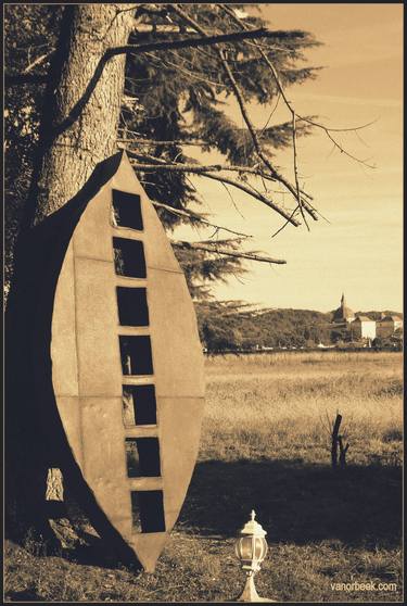 Original Abstract Architecture Sculpture by David Vanorbeek Sculptor