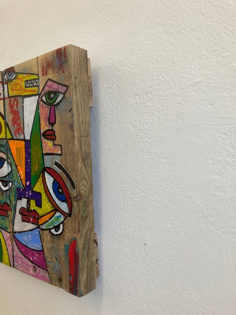 Original Abstract Expressionism Abstract Painting by Eric Doisy