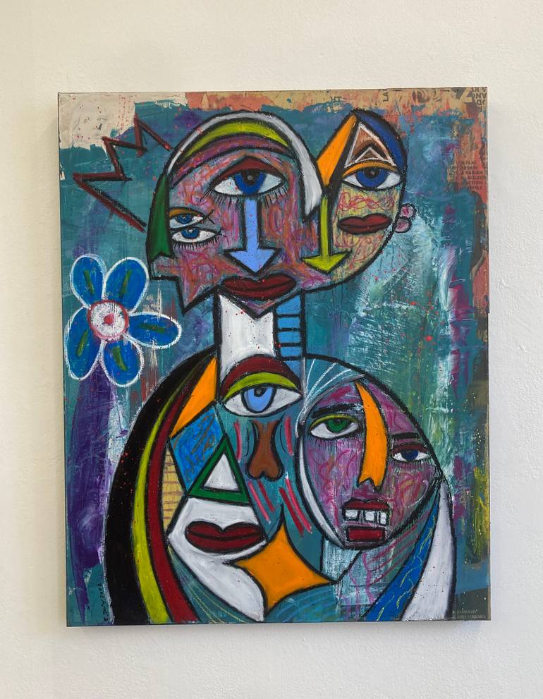 Original Abstract Expressionism Abstract Painting by Eric Doisy