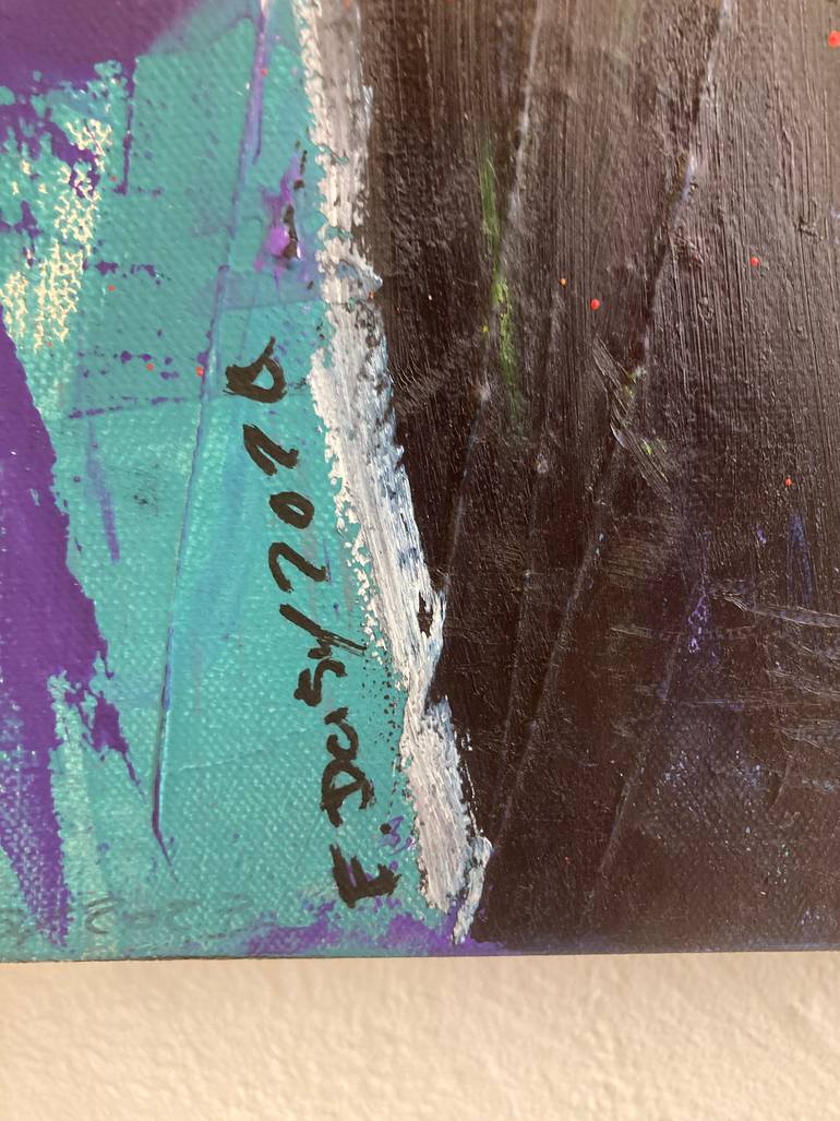 Original Abstract Expressionism Abstract Painting by Eric Doisy