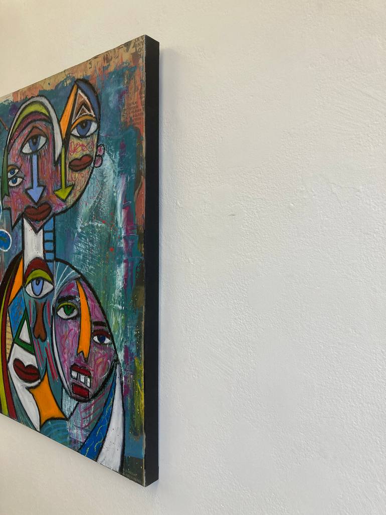 Original Abstract Expressionism Abstract Painting by Eric Doisy