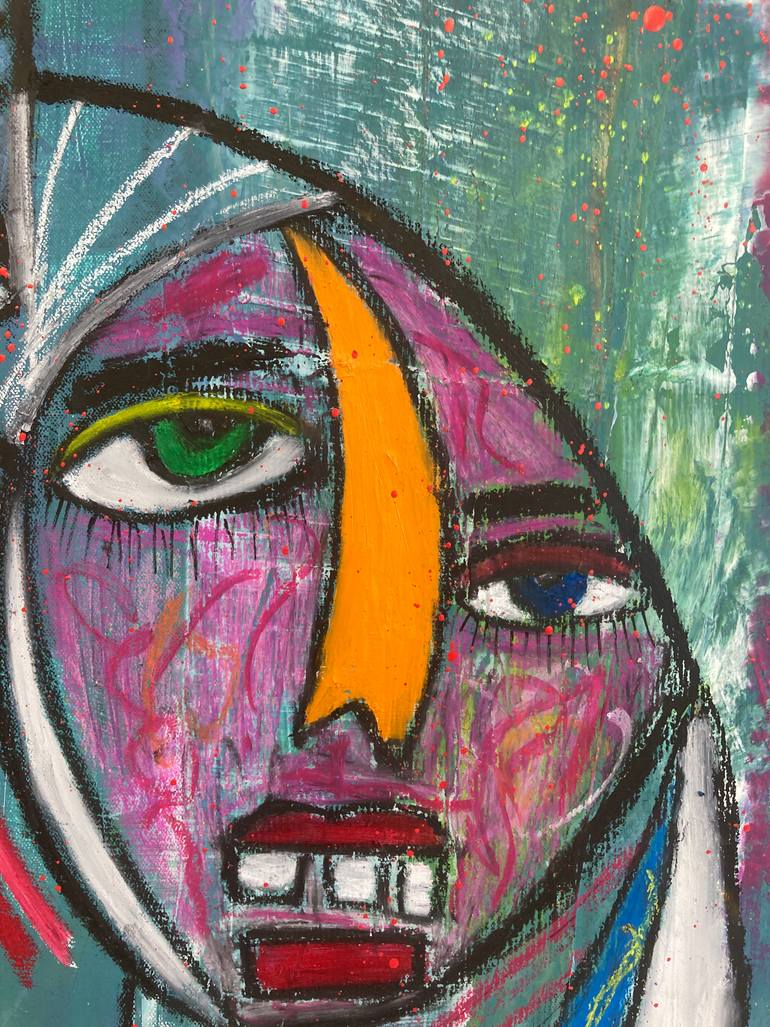 Original Abstract Expressionism Abstract Painting by Eric Doisy