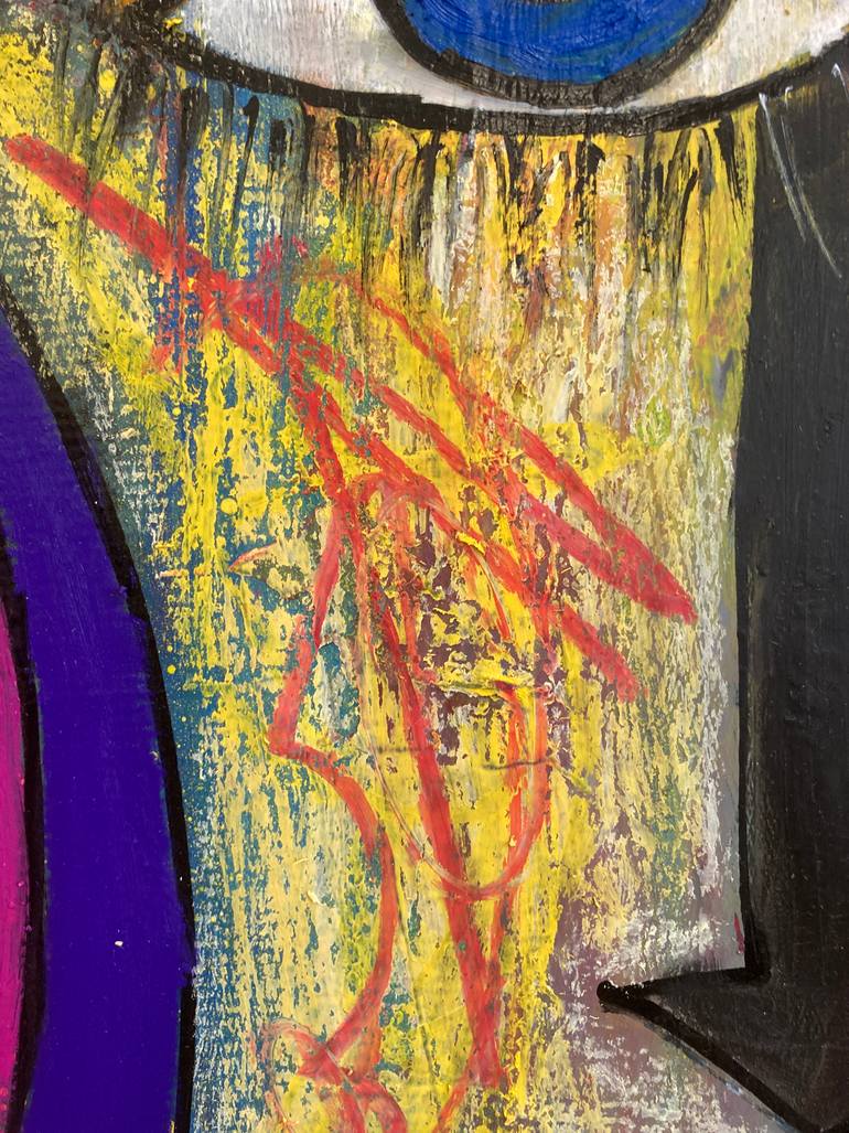 Original Abstract Expressionism Abstract Painting by Eric Doisy