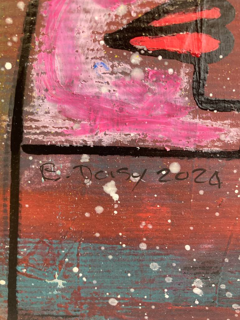 Original Abstract Expressionism Abstract Painting by Eric Doisy