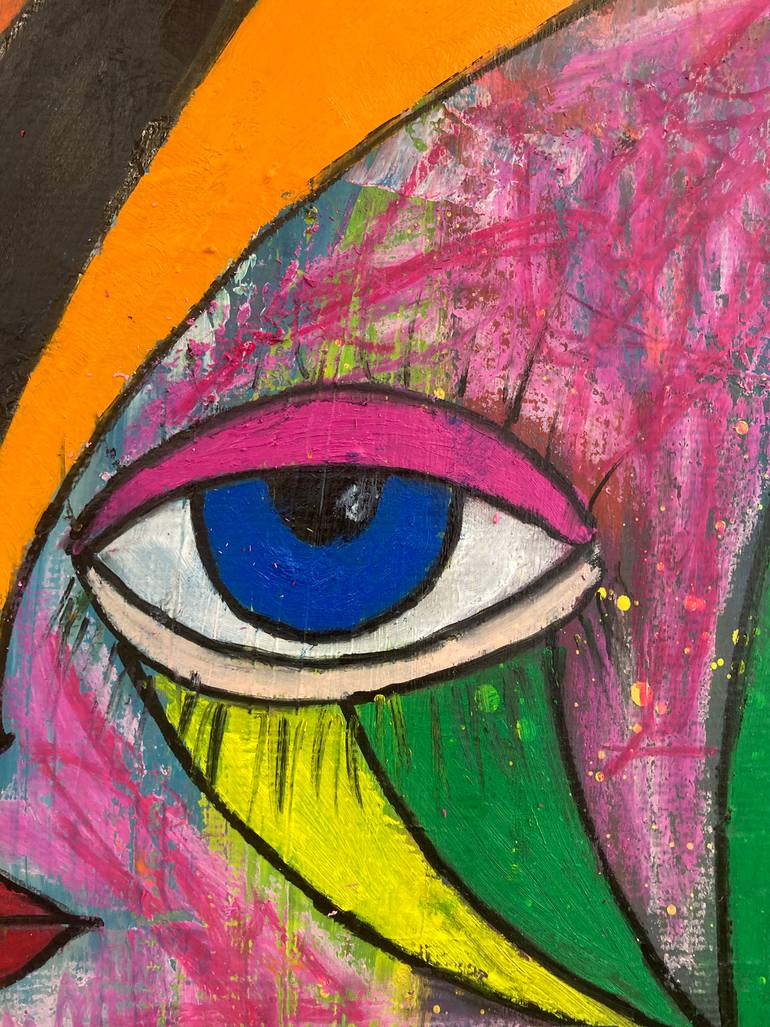 Original Abstract Expressionism Abstract Painting by Eric Doisy