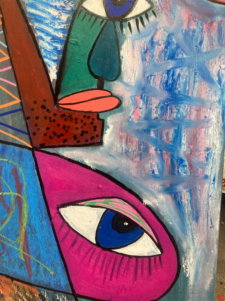 Original Abstract Expressionism Abstract Painting by Eric Doisy