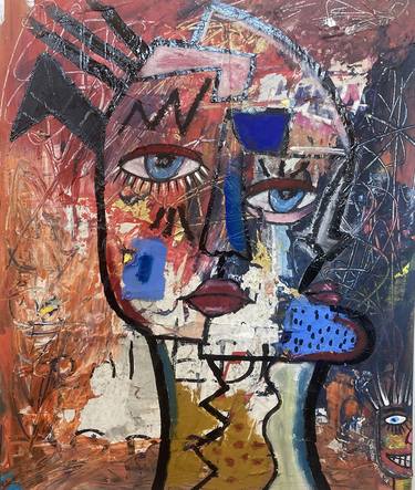 Original Abstract Expressionism Abstract Mixed Media by Eric Doisy