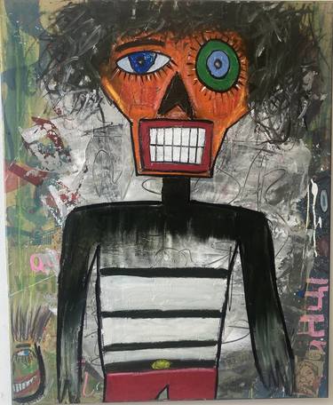 Original Abstract Expressionism Abstract Painting by Eric Doisy