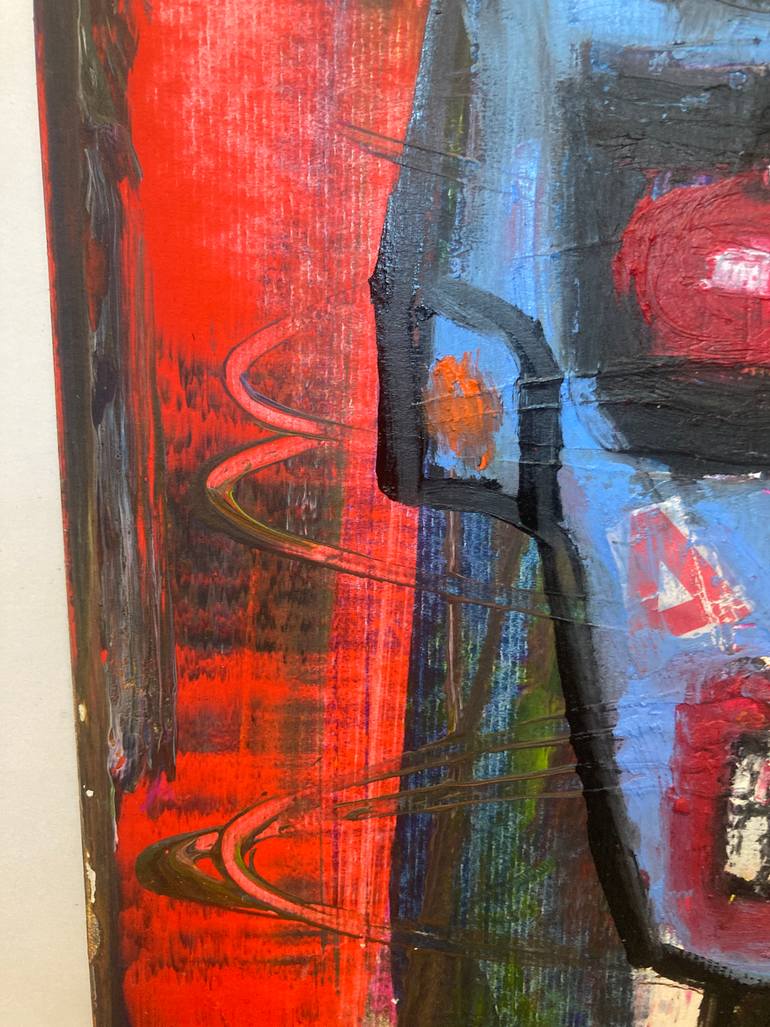 Original Abstract Expressionism Abstract Painting by Eric Doisy