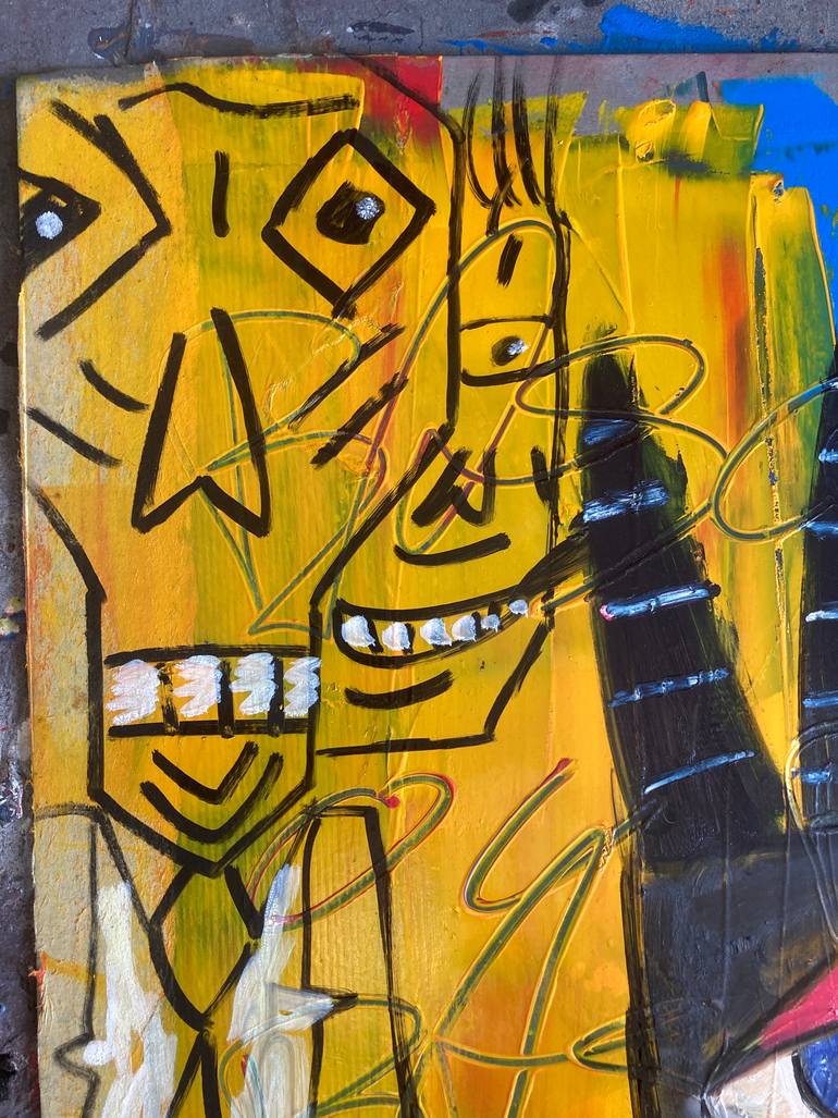 Original Abstract Expressionism Abstract Painting by Eric Doisy