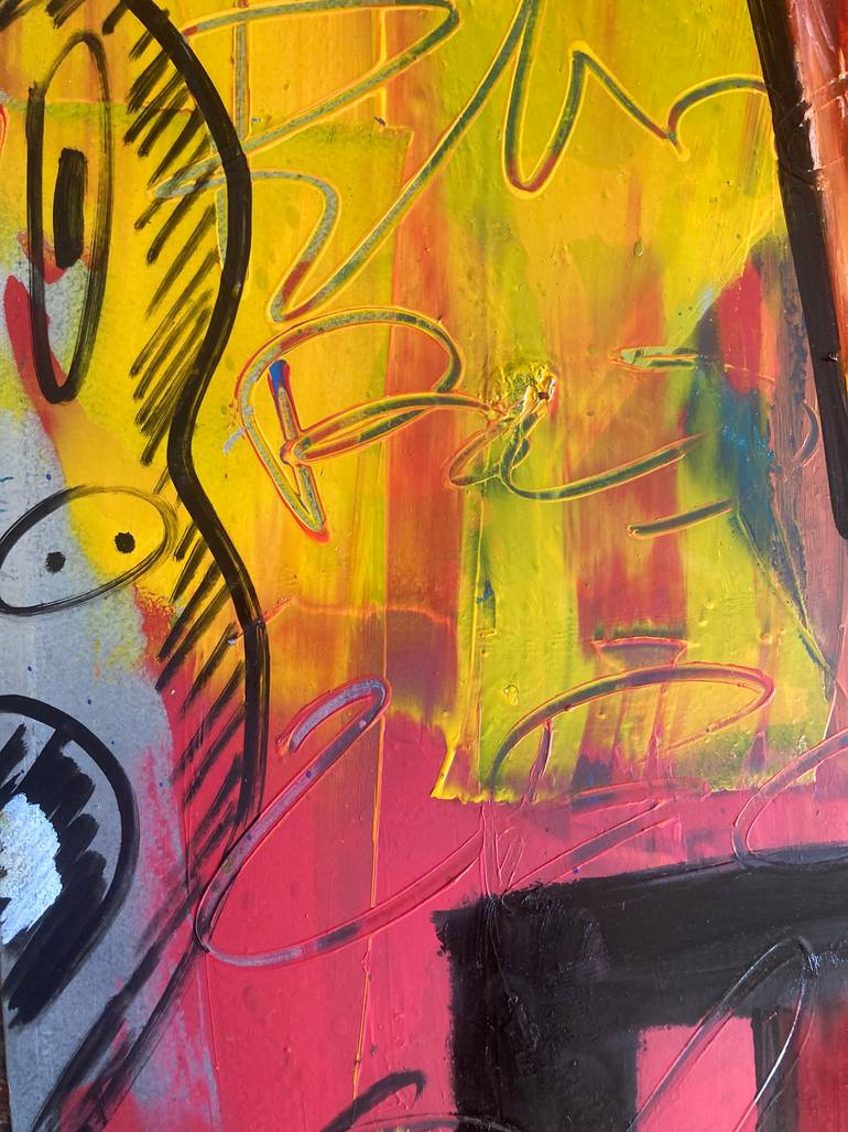 Original Abstract Expressionism Abstract Painting by Eric Doisy
