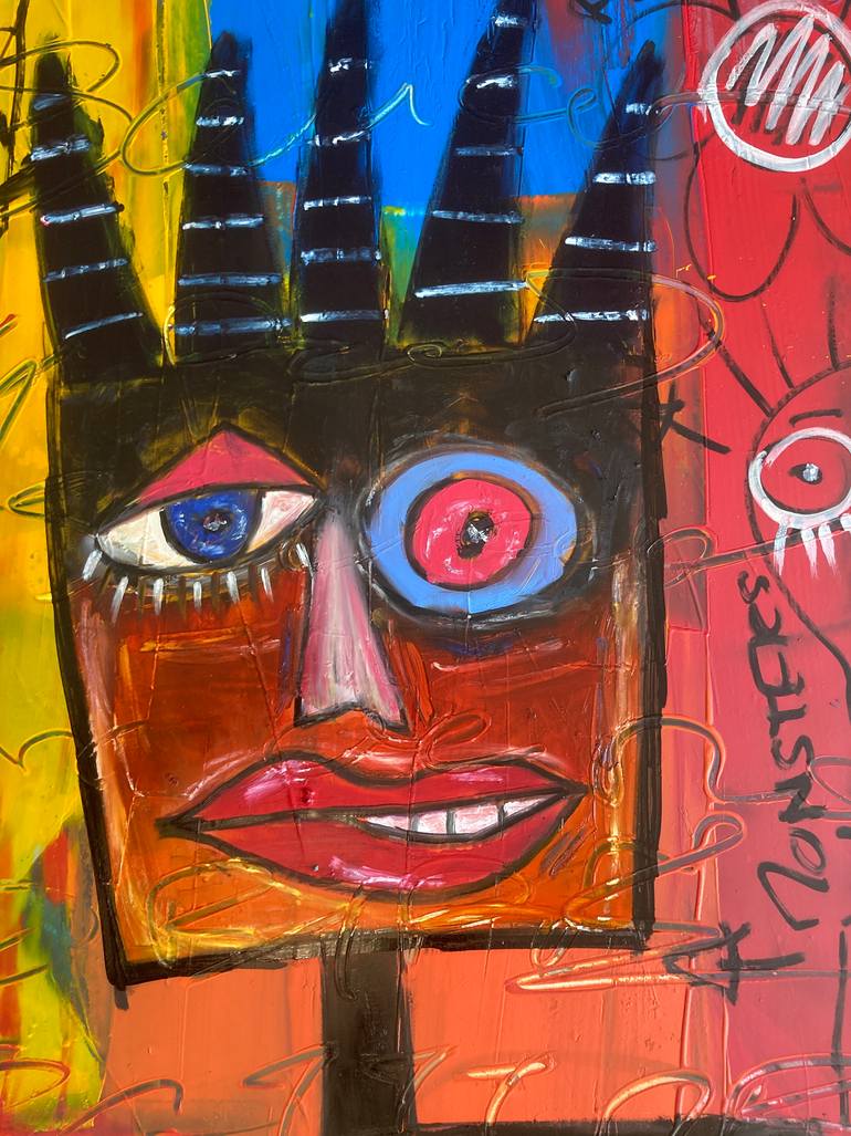 Original Abstract Expressionism Abstract Painting by Eric Doisy