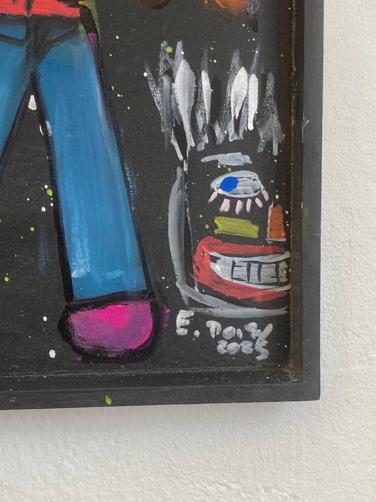 Original Abstract Expressionism Abstract Painting by Eric Doisy