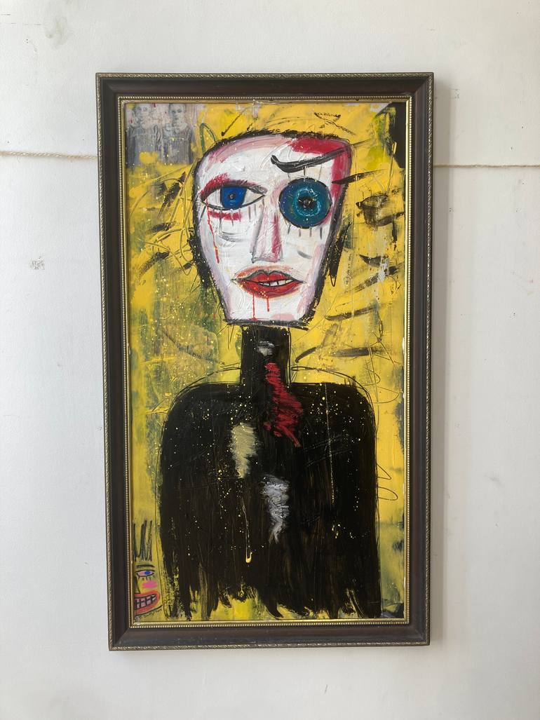Original Abstract Expressionism Abstract Painting by Eric Doisy