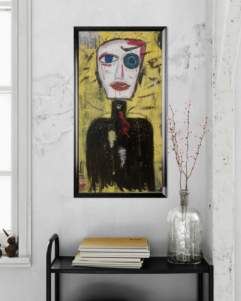Original Abstract Expressionism Abstract Painting by Eric Doisy