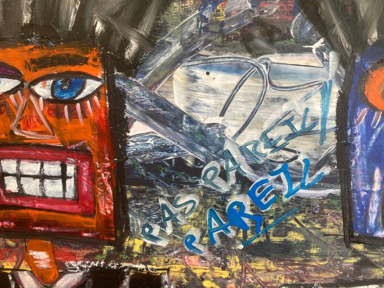 Original Abstract Expressionism Abstract Painting by Eric Doisy