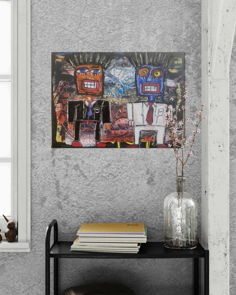 Original Abstract Expressionism Abstract Painting by Eric Doisy