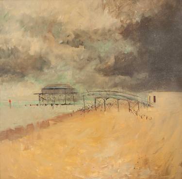 Original Beach Painting by Sarah Webb