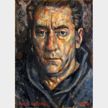 Original Expressionism Portrait Paintings by Paul Herman