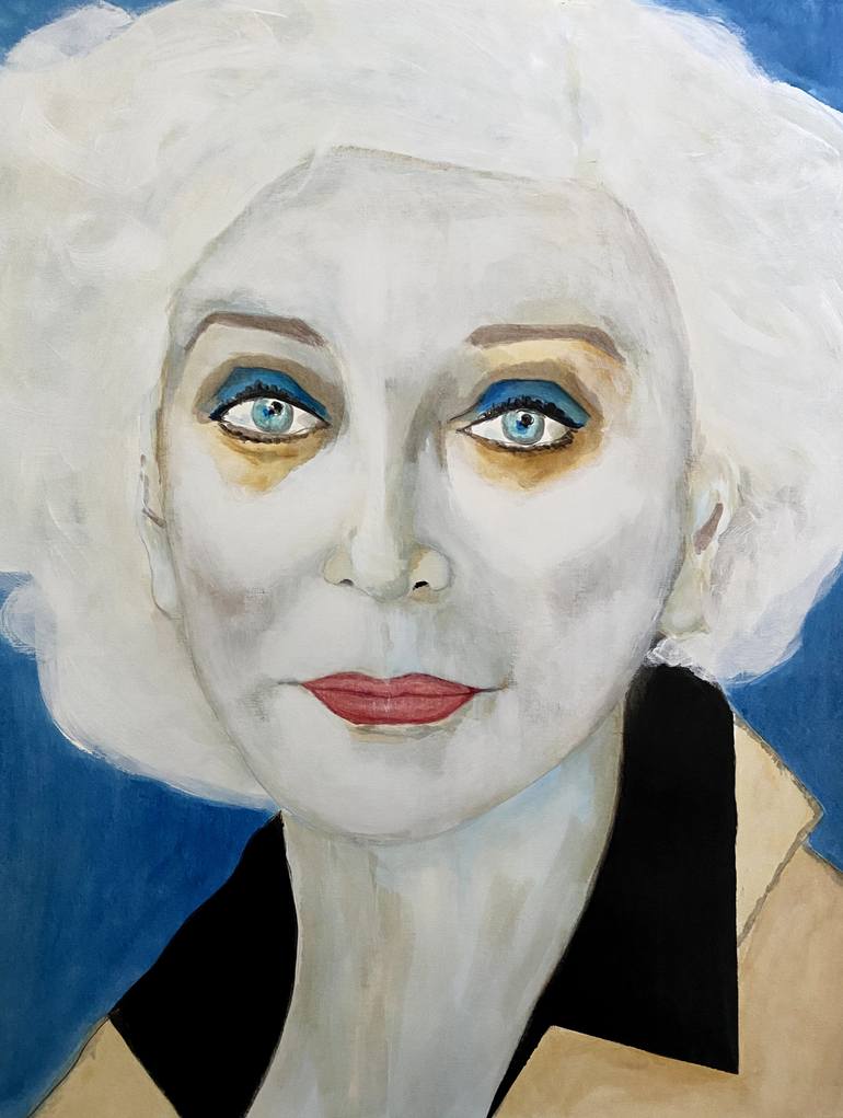 Carmen Dell'Orefice Painting by Giuseppe Cipolla | Saatchi Art