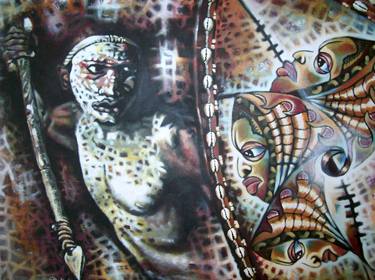 Original Surrealism World Culture Paintings by Medie Mulindwa