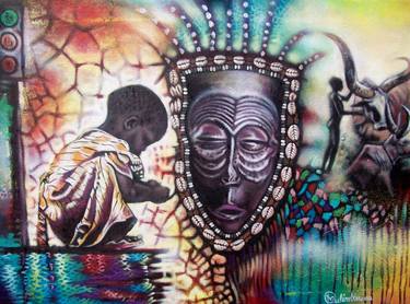 Original World Culture Paintings by Medie Mulindwa