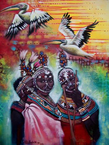 Original World Culture Paintings by Medie Mulindwa
