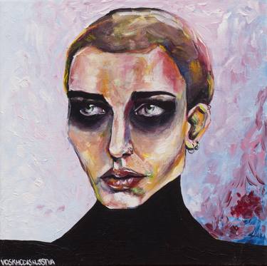 Original Abstract Expressionism Portrait Paintings by Alina Ahieieva