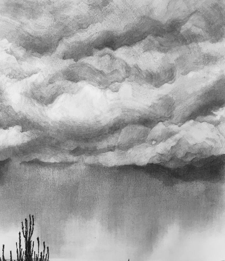 Original Figurative Landscape Painting by Núria Romeu