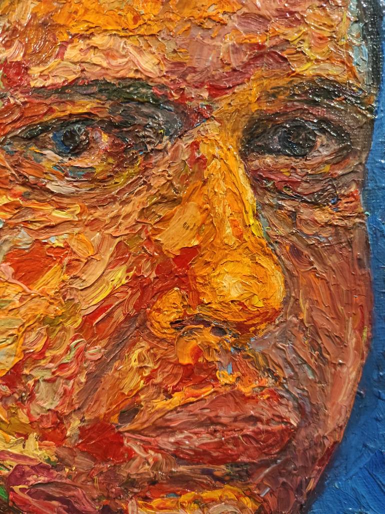 Original Expressionism People Painting by Andrew Brazhnik