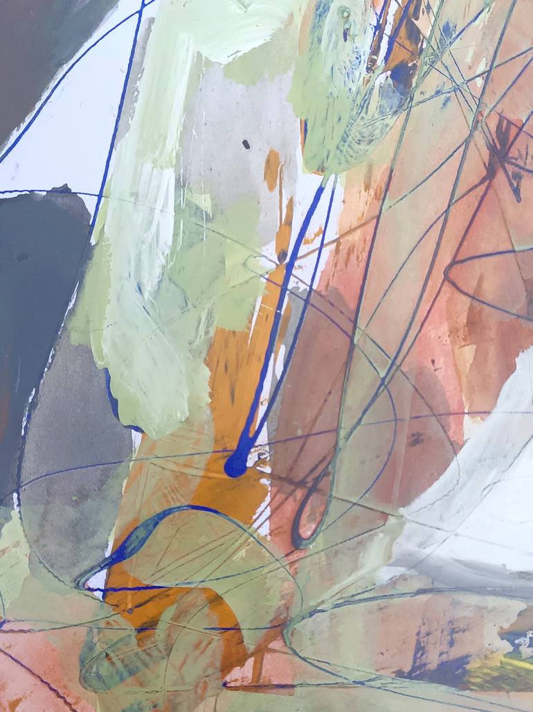 Original Abstract Nature Painting by Mira Kosta