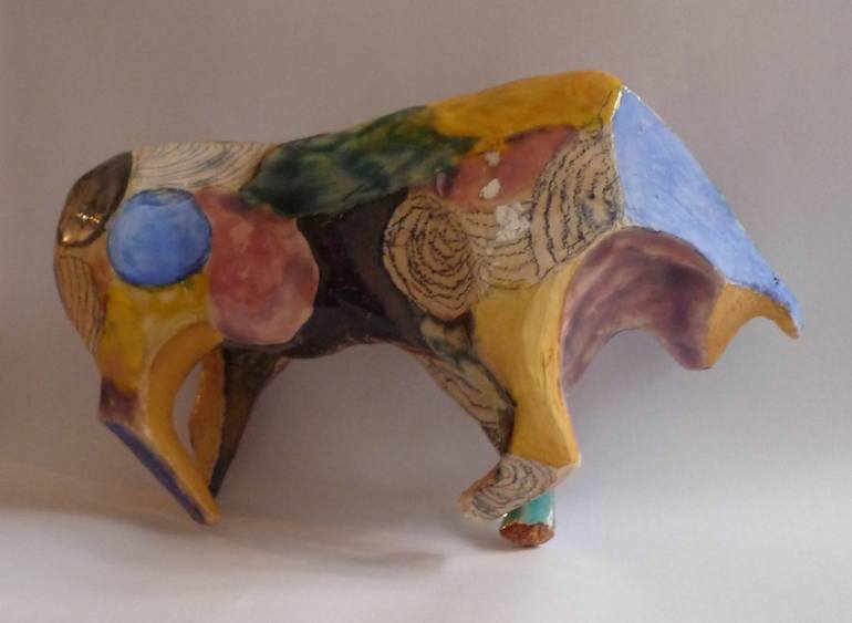 Original Art Deco Animal Sculpture by Mira Kosta